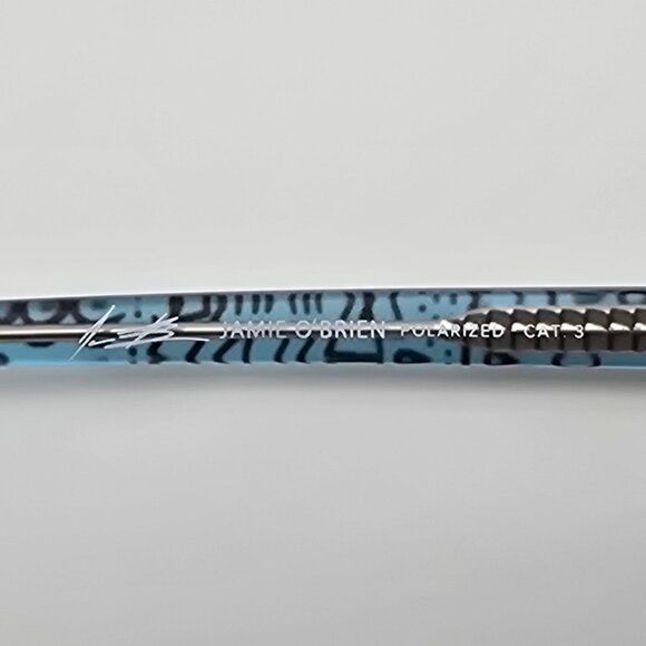 Blenders Jamie O’Brien Matte Black Frame Polarized Smoke Lens Aviator Sunglasses - Picture 10 of 16